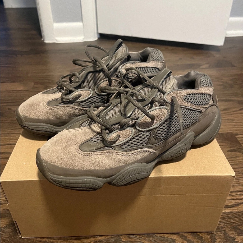 Yeezy 500 Clay Brown - Adidas Men's Sneakers In Brown And Gray